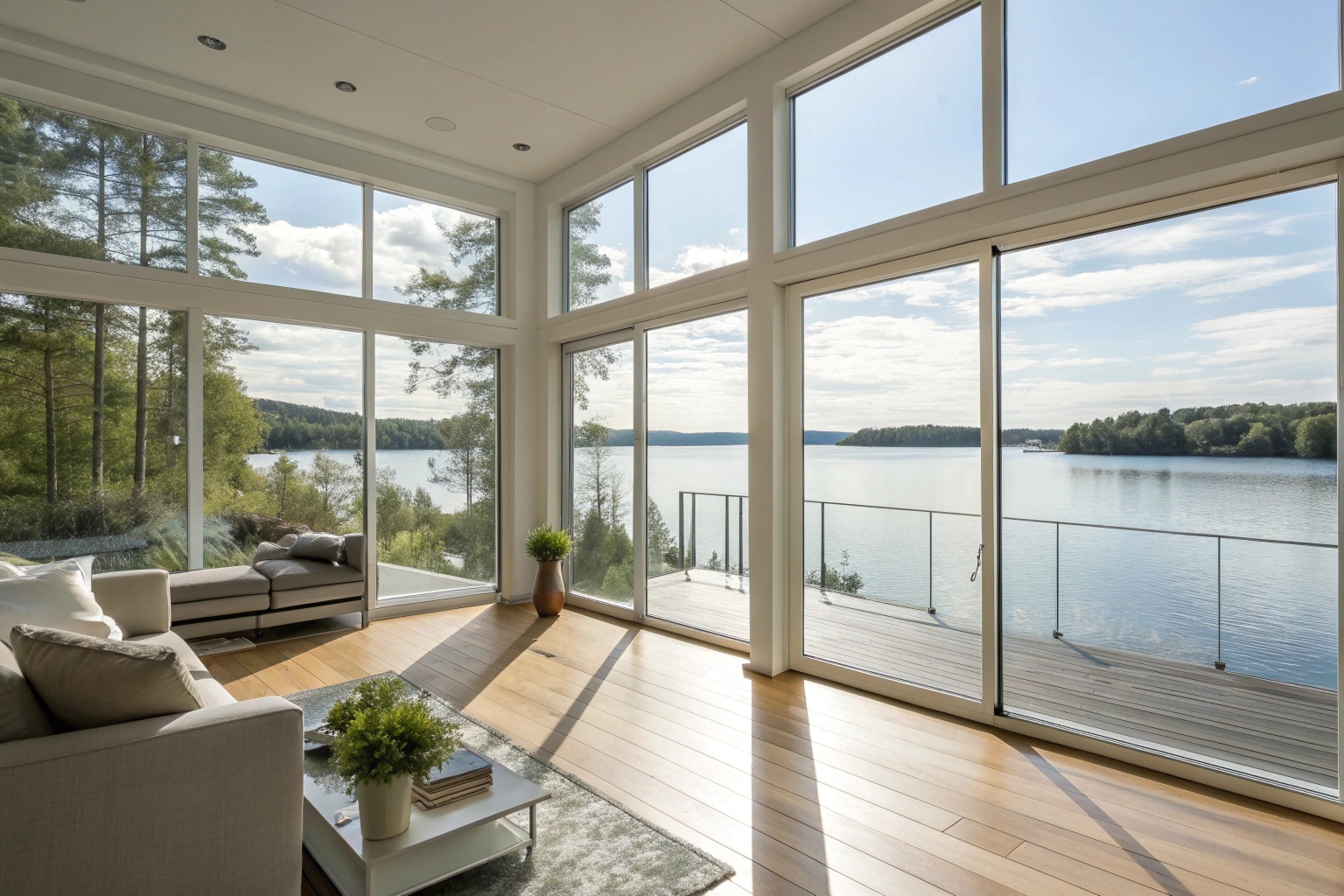 Freshly cleaned modern apartment with lake views in Warners Bay ready for final inspection