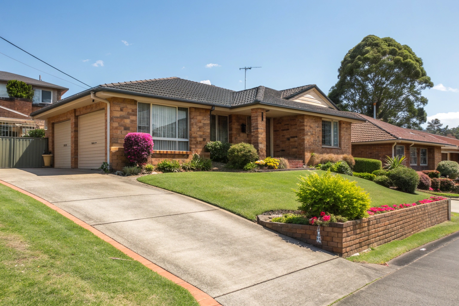 Brick veneer rental home in Cardiff Lake Macquarie ready for end of lease inspection