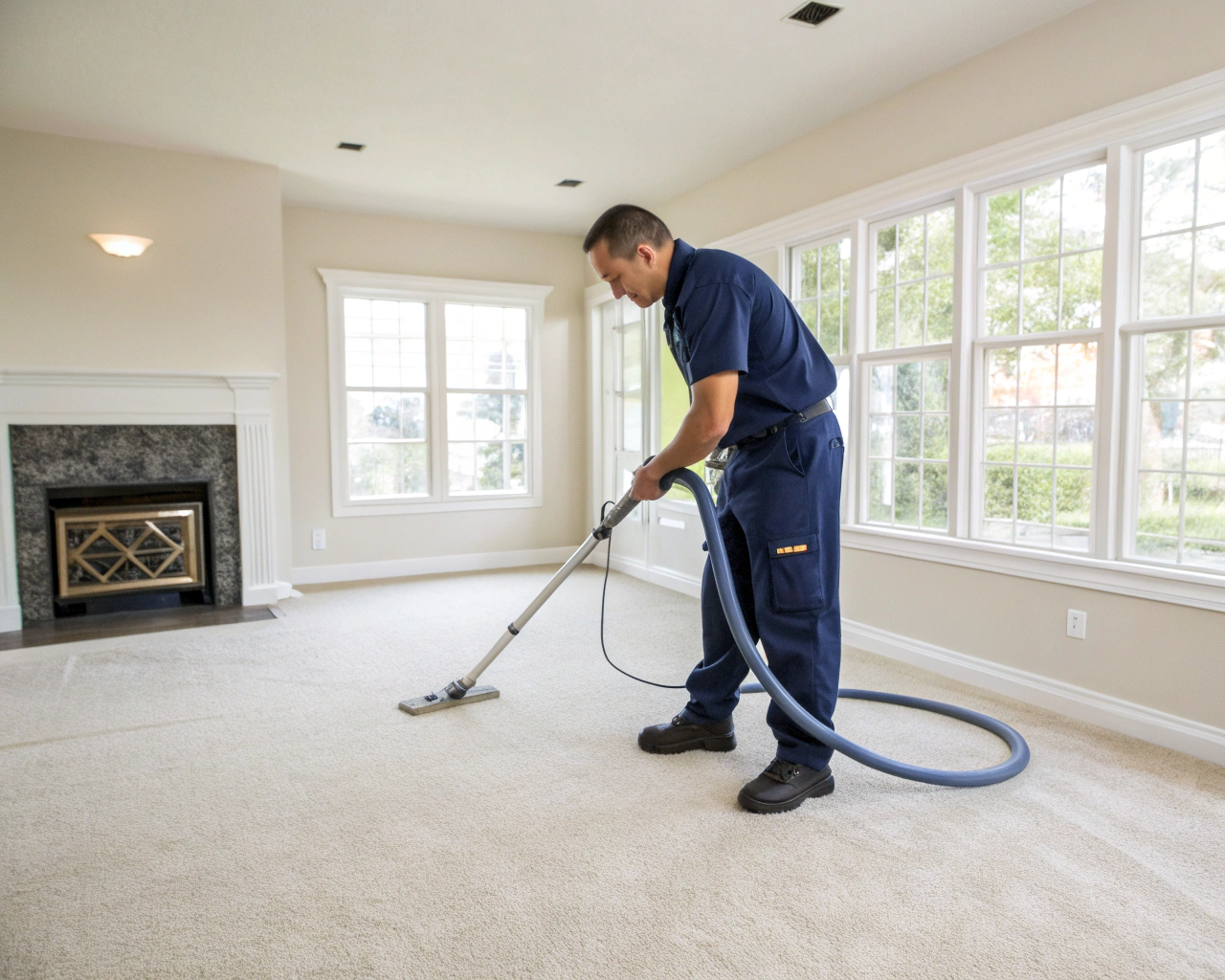 Carpet steam cleaning for end of lease property in Mount Hutton